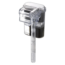 Mini fish tank waterfall filter wall-mounted external small fish tank water purification flat plug filtration equipment cleaning circulating water pump