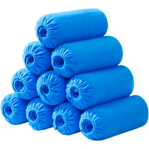 Warm fire can be worn repeatedly disposable shoe covers waterproof breathable thickened non-woven shoe covers non-slip and wear-resistant 50 pieces