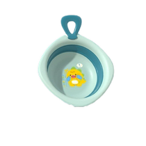 Yings baby washbasin newborn babys foot and butt basin childrens antibacterial hanging and foldable three-piece set