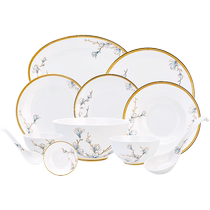 Magalonte tableware bone china sauce plate Imported feast enamel 10cm sauce plate 1 piece 45% bone powder bone china