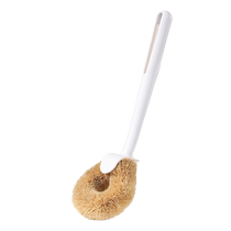 Meiya natural coconut palm pot brush kitchen long handle non-stick oil does not hurt the pot decontamination brush dishwashing brush pot brush cleaning brush