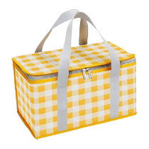 PANAVI picnic bag thickened aluminum foil portable foldable thermal bag outdoor camping spring outing storage bag
