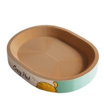 Extra large cat scratching board cat toy cat claw board cat scratching basin crumb-free cat nest bowl-shaped round corrugated paper