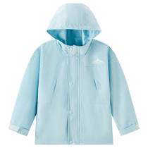 Flying in the snow childrens clothing childrens jacket boys 2024 spring new hooded girls medium and large childrens jackets