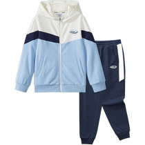 Skechers Skechers 2024 mens and large childrens casual suits fashion trend sportswear versatile jacket
