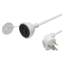 Delixi extension cord power socket three-hole plug refrigerator tow line board electric vehicle plug row 16a4 9 meters