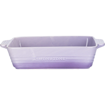 Modern housewife MONAZONE series rice baking tray ceramic double-ear baking bowl household microwave oven special plate