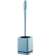 Toilet brush 2 pieces for home bathroom long handle no dead corner toilet cleaning brush no punching wall hanging with base set