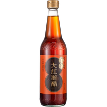 Bazhen Dahong Zhejiang vinegar household red vinegar 500mlx2 bottles pickled radish hairy crab kimchi roast duck colored red vinegar sauce