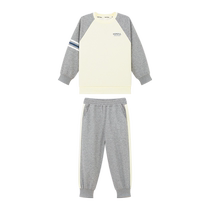 Zuoxi childrens clothing boys sports suit autumn 2024 new childrens casual sweatshirt two-piece suit spring and autumn style