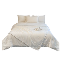 Crown silk soybean quilt 100% silk four-season quilt two-in-one winter quilt