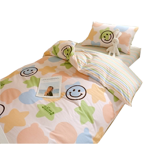 Catman pure cotton college student dormitory bed three-piece quilt mattress 2024 new cotton multi-piece quilt cover cover