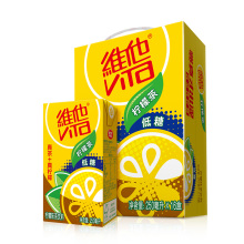 维他奶 维他低糖柠檬茶250ml*16盒/箱 真茶真柠檬 港式风味红茶