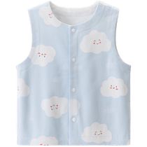 Mens and womens baby vest jackets spring and autumn pure cotton boneless tops baby vest vests fashionable outer wear vests