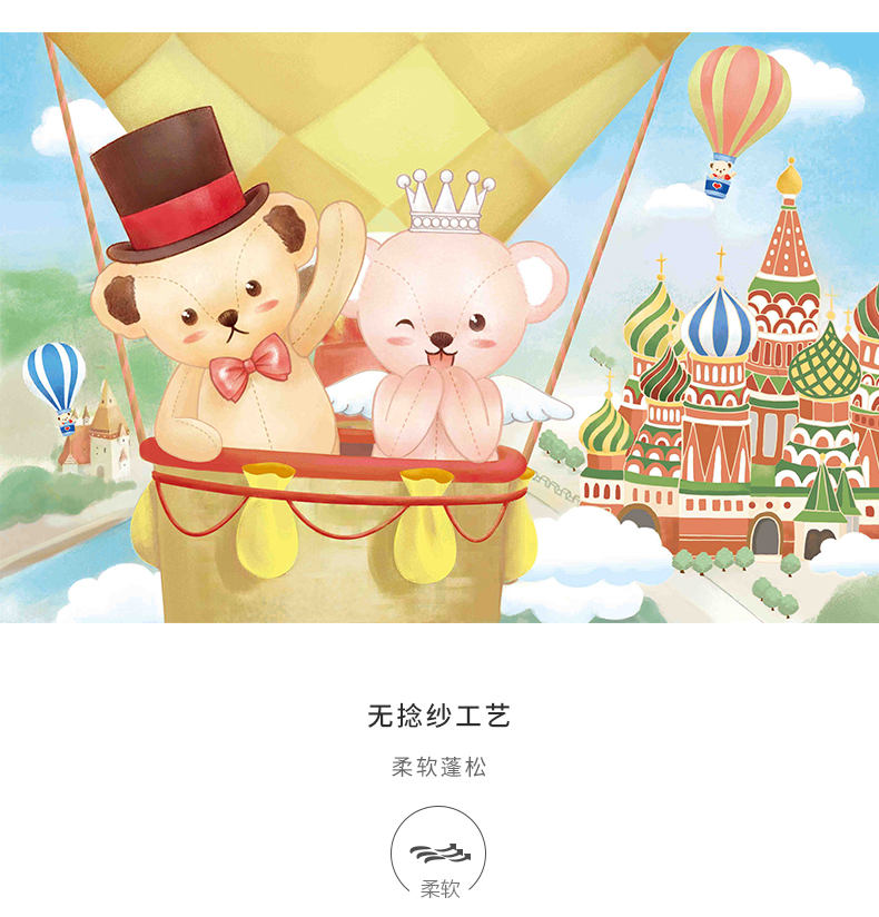 Lan Jie Ya khăn nhỏ khăn bông gạc Teddy yêu cô gái bé rửa khăn ba hộp quà tặng - Khăn tắm / áo choàng tắm khăn mặt trẻ em