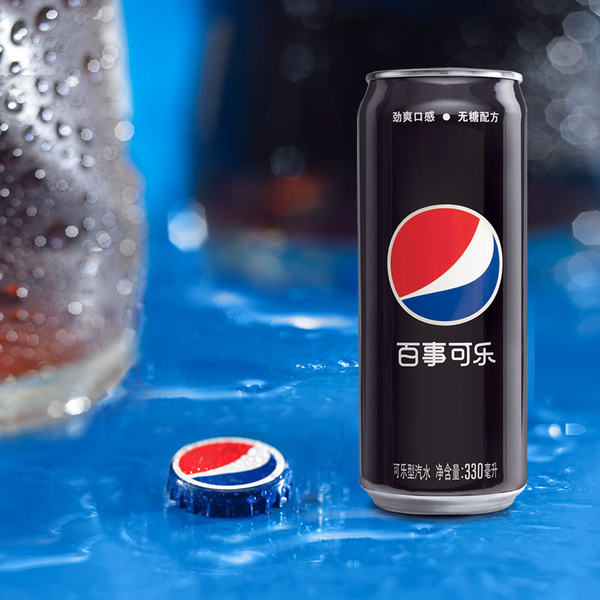 百事可乐 PEPSI 无糖可乐 330ml*24罐*3箱 双重优惠折后￥116.7包邮（拍3件）