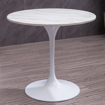 Creative personality Marble negotiation reception small round table Simple business reception area Consulting table Designer leisure table