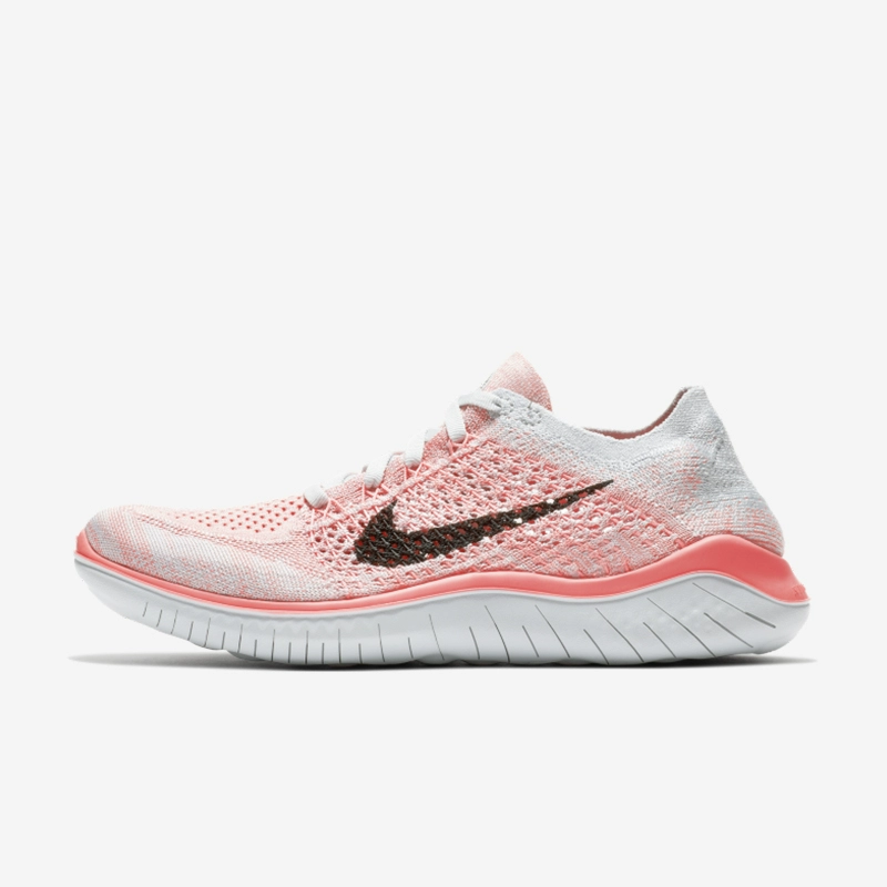 NIKE MIỄN PHÍ RN FLYKNIT Giày nữ bện bện Giày chạy thoáng khí 942839-802 - Giày chạy bộ