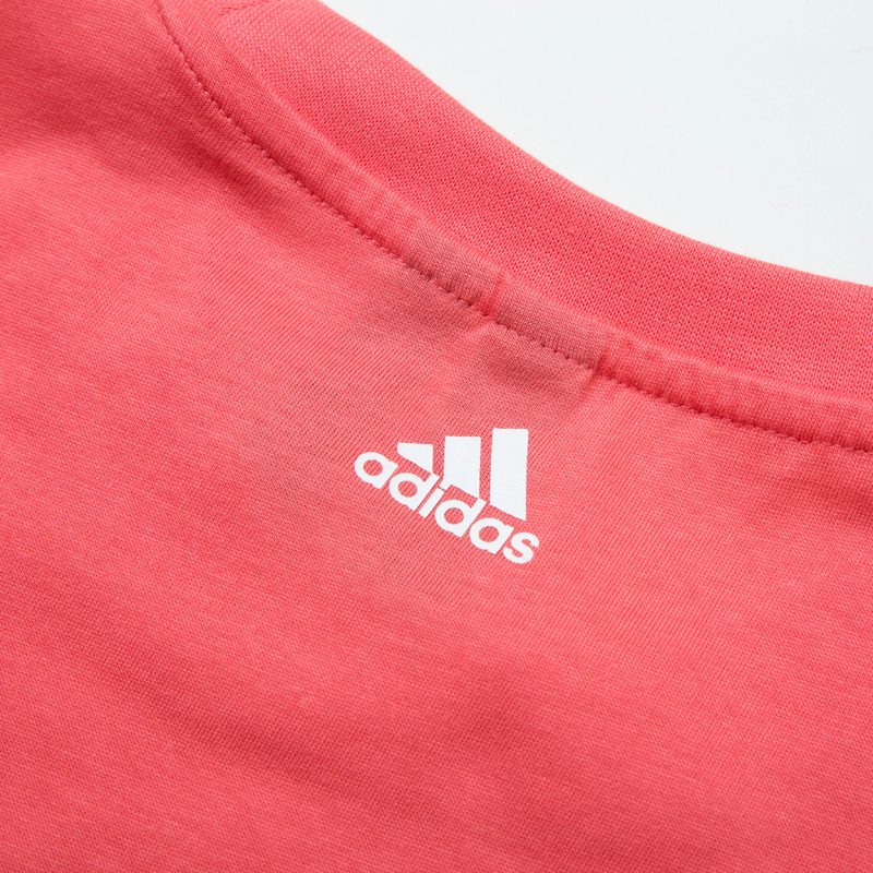 Adidas Womens Loose Classic Thể thao thoáng khí Chữ thường Áo thun dài tay ngắn DV0751 - Áo phông thể thao áo phông lining nam chính hãng