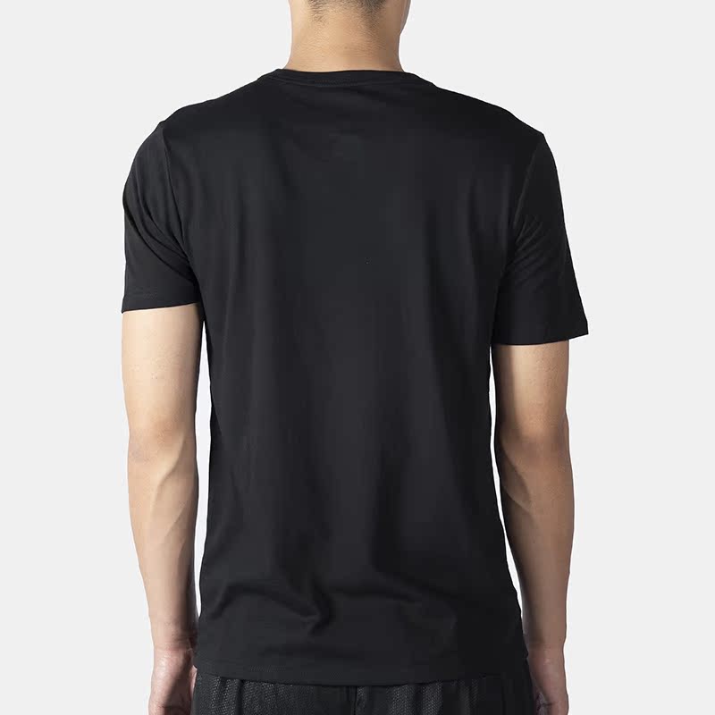 NIKE DRY-TEE Vòng cổ nam đan thoải mái thoáng khí Thể thao Áo thun ngắn tay giản dị 923736-010 - Áo phông thể thao áo thun thể thao nam có cổ