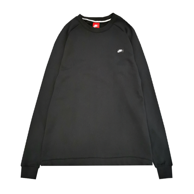 NIKE MODern CRW FT Đàn ông đan vòng cổ Thể thao thoáng khí Áo len cổ lọ giản dị AR3374-010 - Thể thao lông cừu / jumper áo khoác thu đông nam