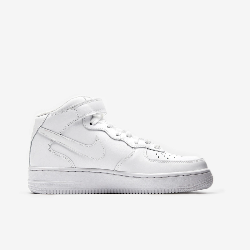 NIKE AIR FORCE 1 MID AF1 Không quân số 1 Nữ Trung bình Giày cổ điển giản dị 366731-100 - Dép / giày thường