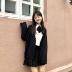 Đầm YUKI Xiaoshujia ba màu len sang trọng len đan áo len áo len Hàn Quốc mới m0833 Áo len