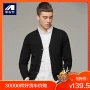 麦 客 2018 mùa thu mới len cổ chữ V len dệt kim nam áo len trẻ trung 3151 áo len nam cổ lọ hàn quốc