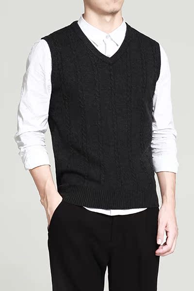 Débardeur homme Woolen gilet MMAICCO en laine pour automne - Ref 1596989 Image 11