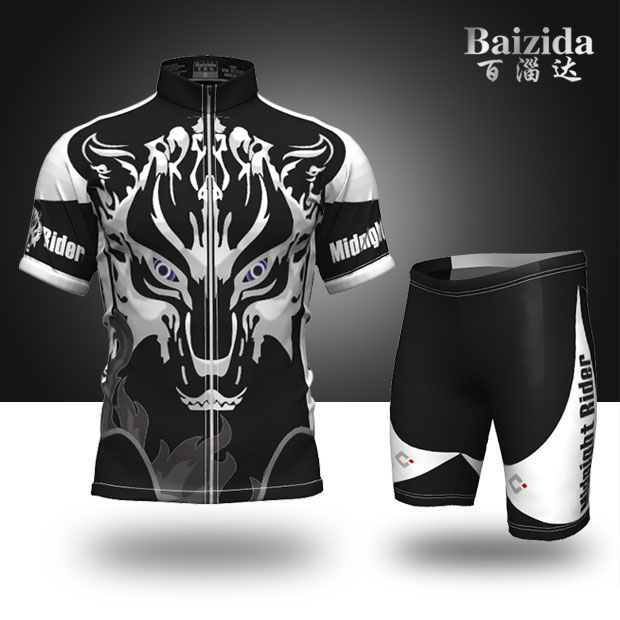 100 Zida Ordering Summer Short Sleeve Wheel Slip Suit for men and women Children's riding speed skating training Ghost Wolf Speed Dry