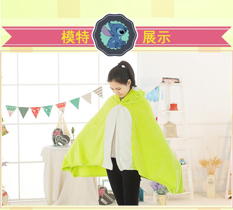 Phim hoạt hình áo choàng chăn lười mantle chăn sinh viên ngủ trưa anime xung quanh quần áo cosplay văn phòng nghỉ trưa hình dán công chúa elsa