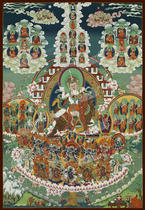(Michele Lang) Lotus students Ning Ma Das a successful conversion of wood 1000 pieces of Buddhist Thangka puzzle