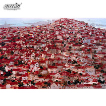 Michaelang dream town wooden 6000 pieces adult puzzle 500 1000 pieces imported quality educational toys