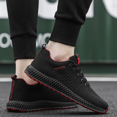 男鞋轻便2021新款运动休闲帆布潮鞋夏季网面透气百搭跑鞋学生板鞋