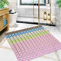 Bathroom non-slip mat Toilet shower room bath mat Household toilet hollow floor mat Toilet door drop-proof