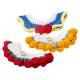 Чокер ручной работы, плетеный браслет из красной нити, ожерелье, плавательный круг для шеи, аксессуар, шарф, кот, домашний питомец