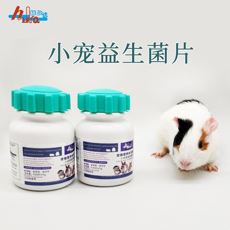 Hurda Probiotic 100 Tablets Bottle Rabbit Totoro Dutch Pig Squirrel Golden Bear Conditioning Stomach