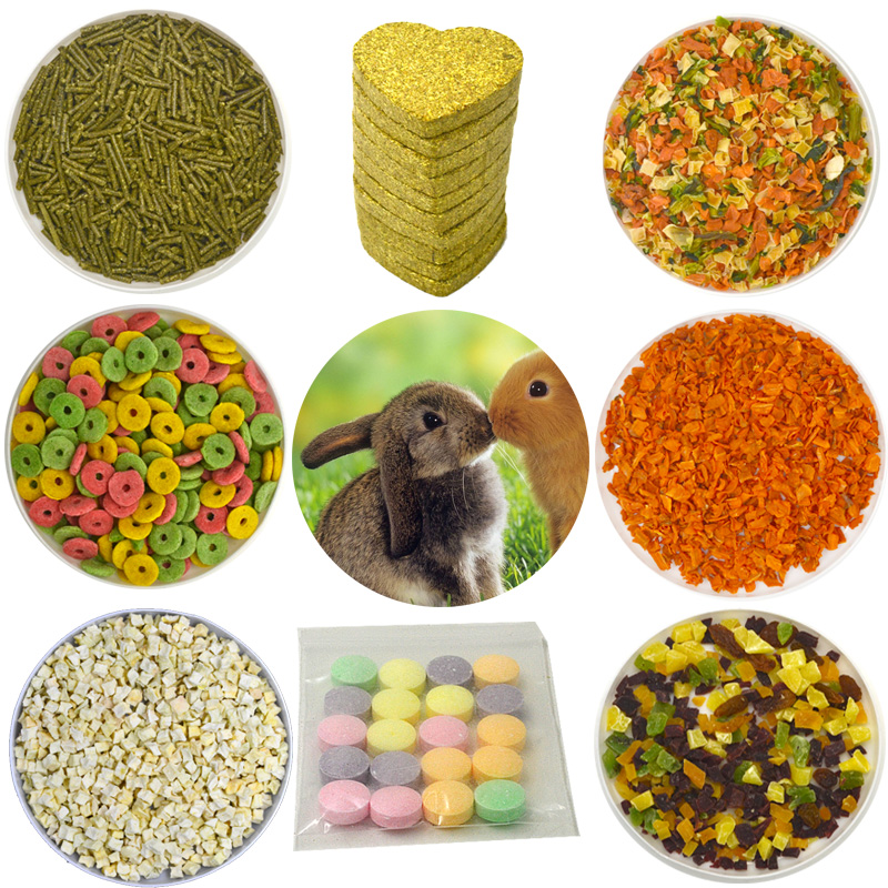 Rabbit Eight Treasure Snacks Small Pet Rabbit Droopy Ear Rabbit Panda Rabbit Feed Grain 