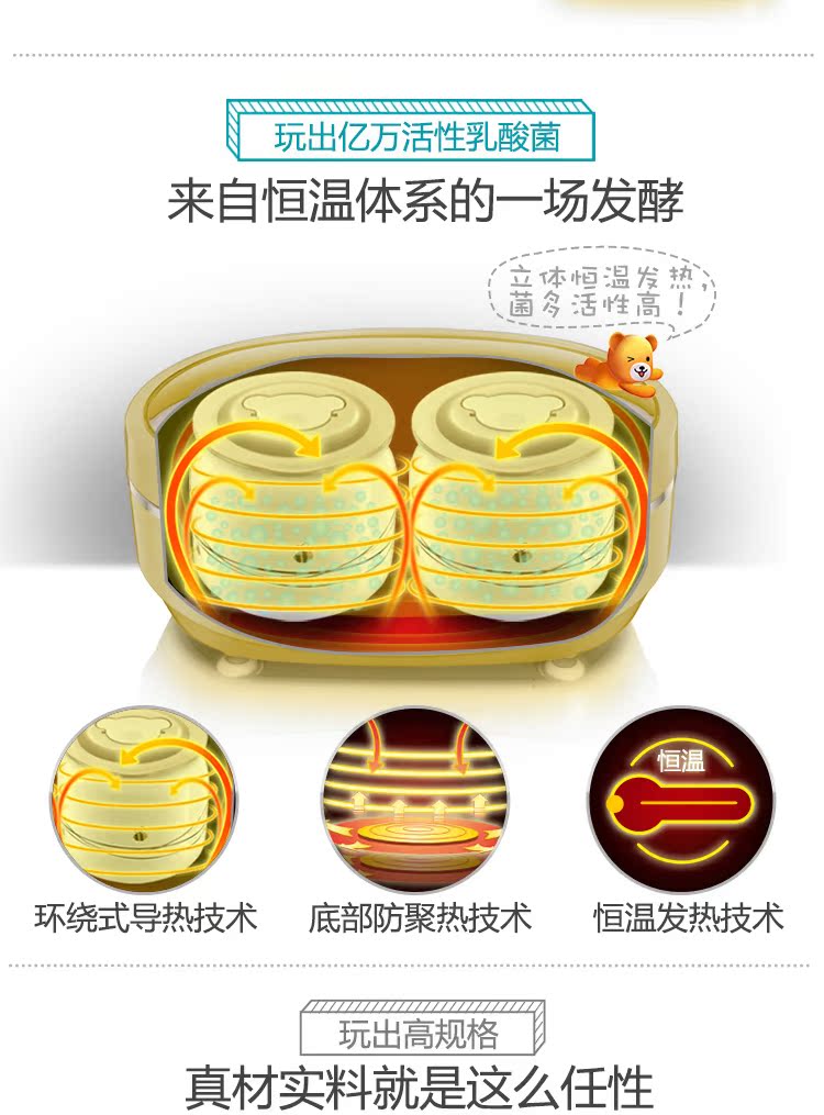 Máy làm sữa chua gấu / Cubs SNJ-A15N2 Trang chủ đa chức năng lót gốm vi tính máy làm sữa chua natto - Sản xuất sữa chua máy làm sữa chua song anh