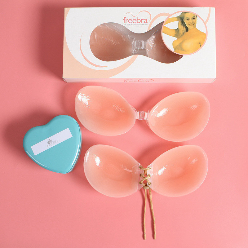 Silicone chest stickers gathered on the support small chest flat chest special invisible thickening thin underwear wedding women no steel ring gathered