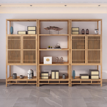 Chinese style bogu frame solid wood imitation ancient furniture modern minimalist tea display cabinet containing shelf multi-treasure cabinet 1313