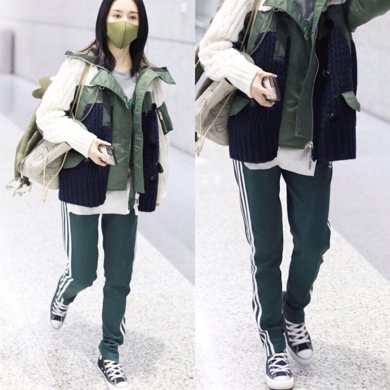 Tiktok Celebrity-Inspired Three-Stripe Jogger Pants with Side Stripes, Straight-Leg Sports Pants, Long Pants for Women, Trendy