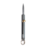 Металлический портативный складной нож, маленький изысканный дорожный брелок, коробка, алюминиевый сплав