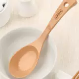 Сделано на Тайване, импортные горные волосы, сплошная ложка ложки супа, логарифмическая ложка встроенная ложка Spoon