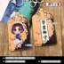 PU da hai mặt Nhật Bản và Hàn Quốc anime thứ năm cá tính thẻ xe buýt da mềm da nam và nữ sinh viên mô hình dọc dễ thương bộ thẻ phòng thủ - Hộp đựng thẻ ví nữ mini cute Hộp đựng thẻ