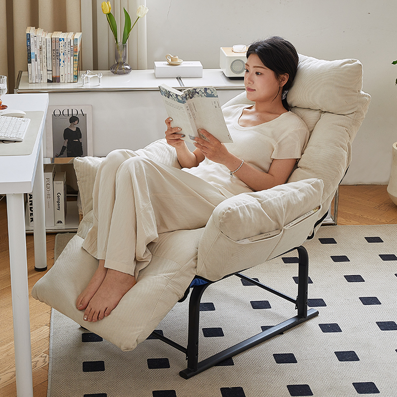 怠惰なソファ、学生寮のコンピューターチェア、自宅の寝室の背もたれの椅子、シングルの小さなソファ、レジャー、快適なリクライニングチェア
