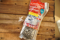 German DM supermarket Profissimo stainless steel cleaning wire ball 3