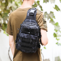 Luya backpack new outsourcing men slung shoulder multi-function tactical camouflage bag large capacity diagonal chest bag