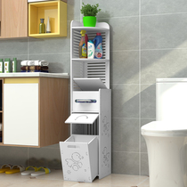 Bathroom shelf floor toilet storage cabinet side cabinet toilet storage shelf bathroom toilet side cabinet