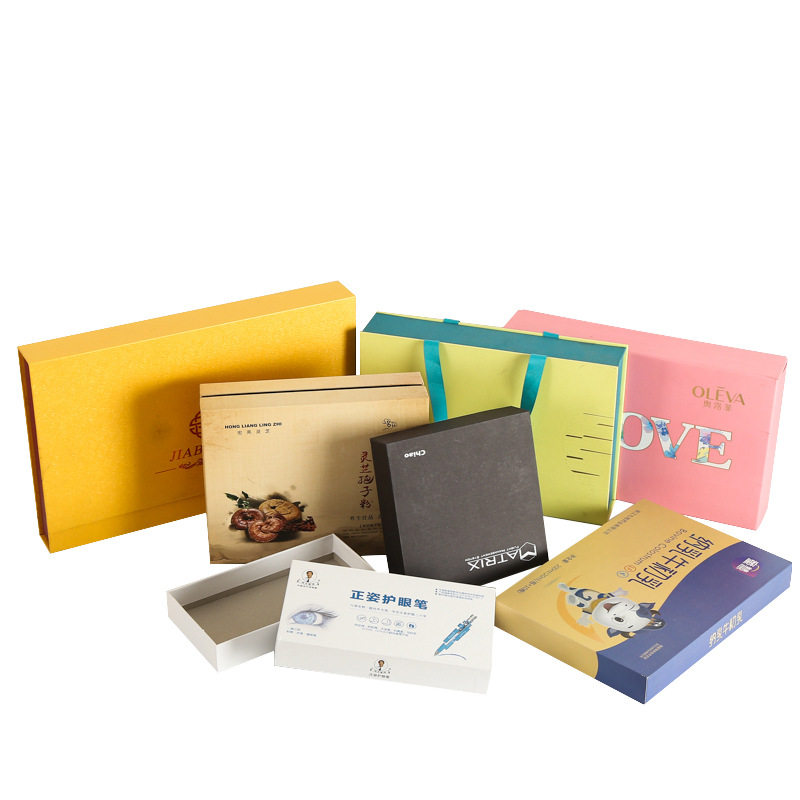 Manufacturer High-end Gift Box Packaging Custom Gift Box Hard Cardboard Gift Box Tea Health Products Creative Gift Box Customization